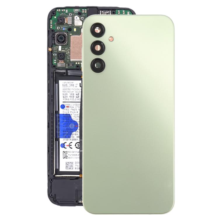 For Samsung Galaxy A14 5G SM-A146B Back Cover with Camera Lens Cover(Green) - Back Cover by buy2fix | Online Shopping UK | buy2fix