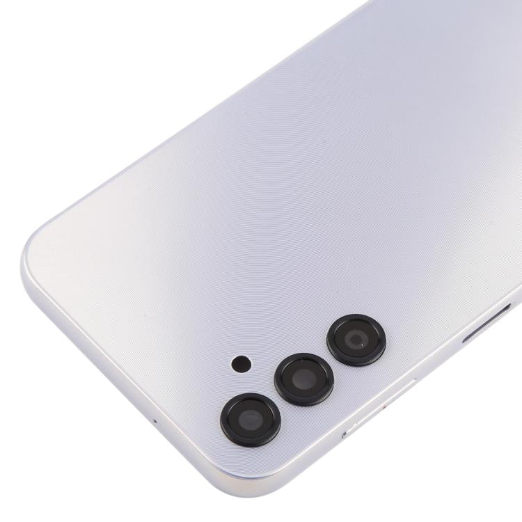 For Samsung Galaxy A14 5G SM-A146B Back Cover with Camera Lens Cover(Silver) - Back Cover by buy2fix | Online Shopping UK | buy2fix