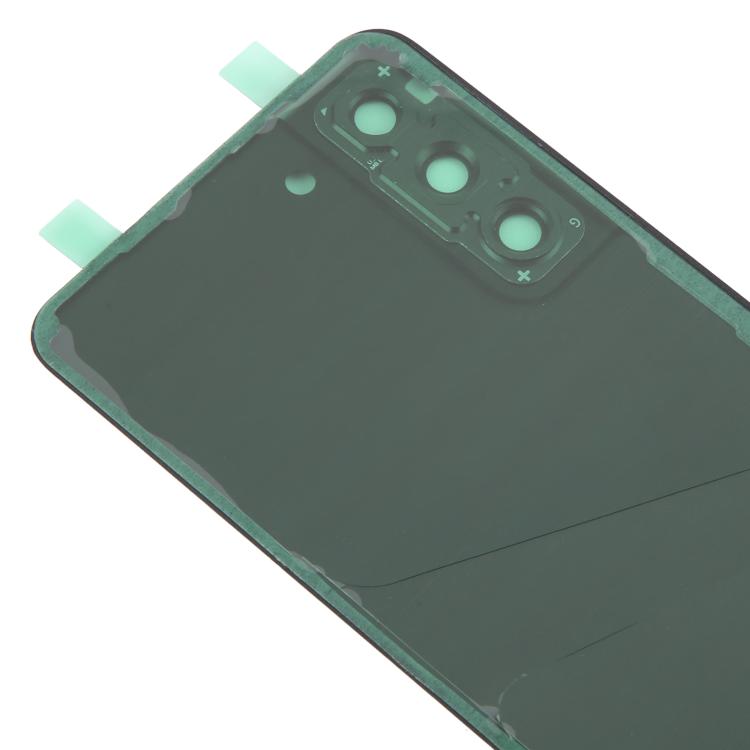 For Samsung Galaxy S21 FE SM-G990B Back Cover with Camera Lens Cover(Blue) - Back Cover by buy2fix | Online Shopping UK | buy2fix