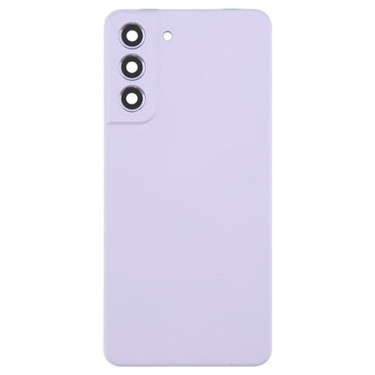 For Samsung Galaxy S21 FE SM-G990B Back Cover with Camera Lens Cover(Purple) - Back Cover by buy2fix | Online Shopping UK | buy2fix