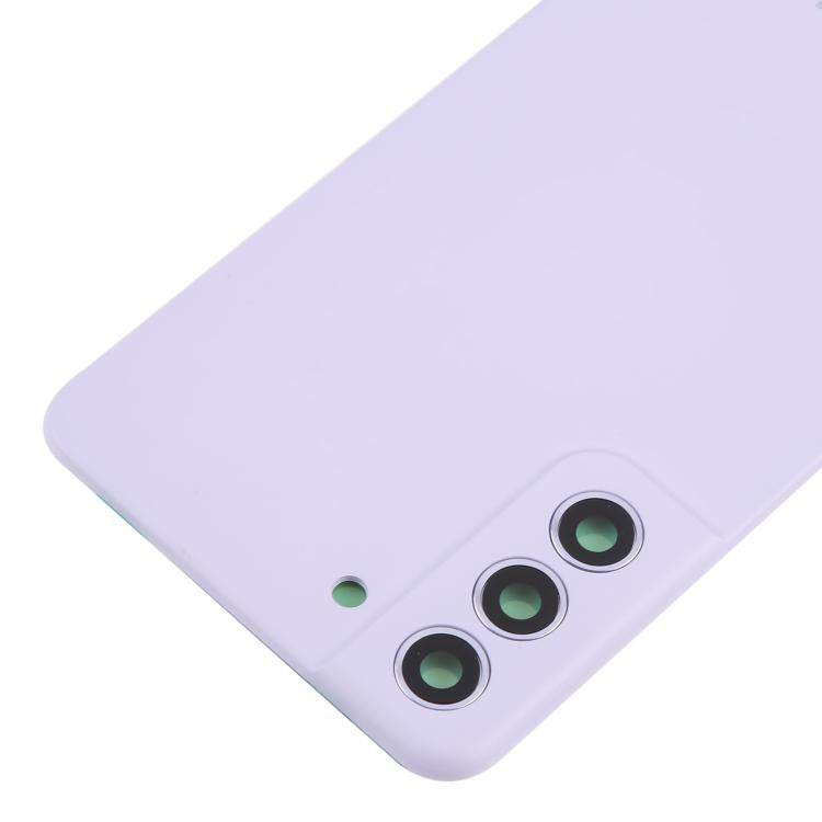 For Samsung Galaxy S21 FE SM-G990B Back Cover with Camera Lens Cover(Purple) - Back Cover by buy2fix | Online Shopping UK | buy2fix