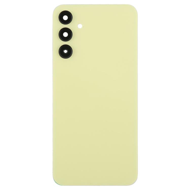 For Samsung Galaxy A15 SM-A155F Back Cover with Camera Lens Cover(Yellow) - Back Cover by buy2fix | Online Shopping UK | buy2fix