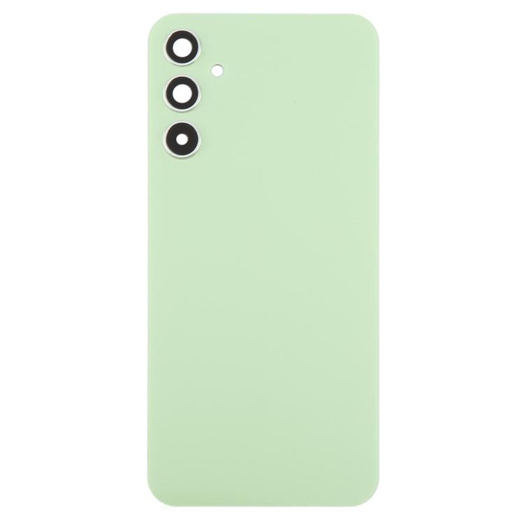 For Samsung Galaxy A34 SM-A346B Back Cover with Camera Lens Cover(Green) - Back Cover by buy2fix | Online Shopping UK | buy2fix