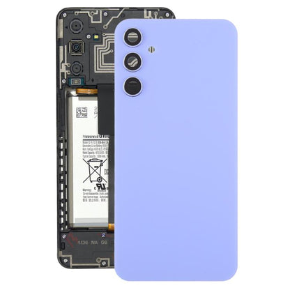 For Samsung Galaxy A34 SM-A346B Back Cover with Camera Lens Cover(Purple) - Back Cover by buy2fix | Online Shopping UK | buy2fix