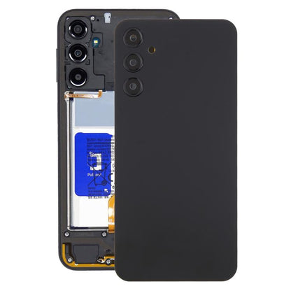 For Samsung Galaxy A24 SM-A245 Back Cover with Camera Lens Cover(Black) - Back Cover by buy2fix | Online Shopping UK | buy2fix