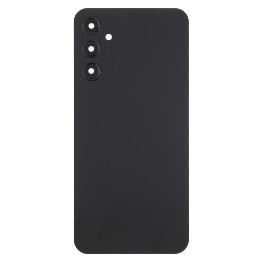 For Samsung Galaxy A24 SM-A245 Back Cover with Camera Lens Cover(Black) - Back Cover by buy2fix | Online Shopping UK | buy2fix
