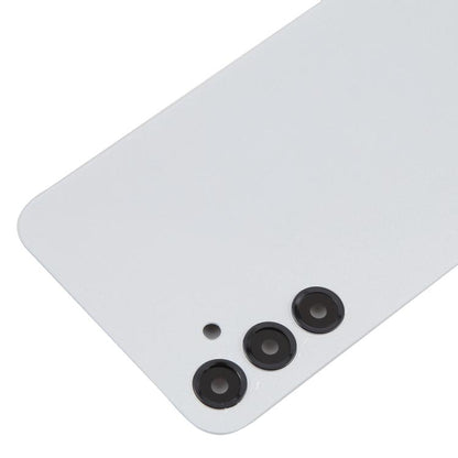 For Samsung Galaxy A24 SM-A245 Back Cover with Camera Lens Cover(Silver) - Back Cover by buy2fix | Online Shopping UK | buy2fix