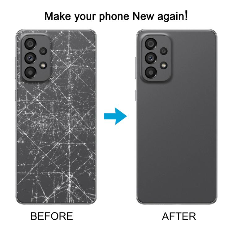 For Samsung Galaxy A73 SM-A736B Back Cover(Gray) - Back Cover by buy2fix | Online Shopping UK | buy2fix