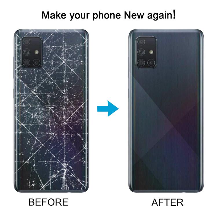 For Samsung Galaxy A71 4G SM-A715F Back Cover(Black) - Back Cover by buy2fix | Online Shopping UK | buy2fix