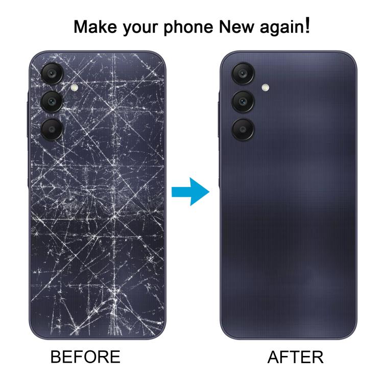 For Samsung Galaxy A25 5G SM-A256B Back Cover(Black) - Back Cover by buy2fix | Online Shopping UK | buy2fix