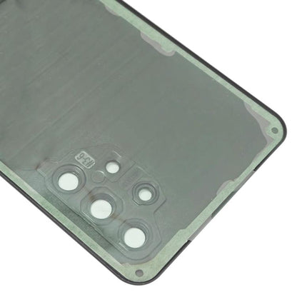 For Samsung Galaxy A32 4G SM-A325F Battery Back Cover with Camera Lens Cover(Black) - Back Cover by buy2fix | Online Shopping UK | buy2fix