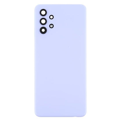 For Samsung Galaxy A32 4G SM-A325F Battery Back Cover with Camera Lens Cover(Purple) - Back Cover by buy2fix | Online Shopping UK | buy2fix