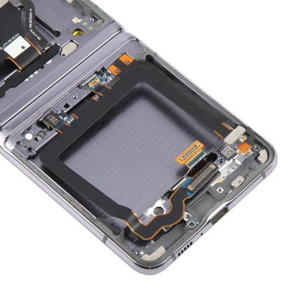 For Samsung Galaxy Z Flip 5G SM-F707 LCD Screen Digitizer Full Assembly with Frame (Grey) - LCD Screen by buy2fix | Online Shopping UK | buy2fix