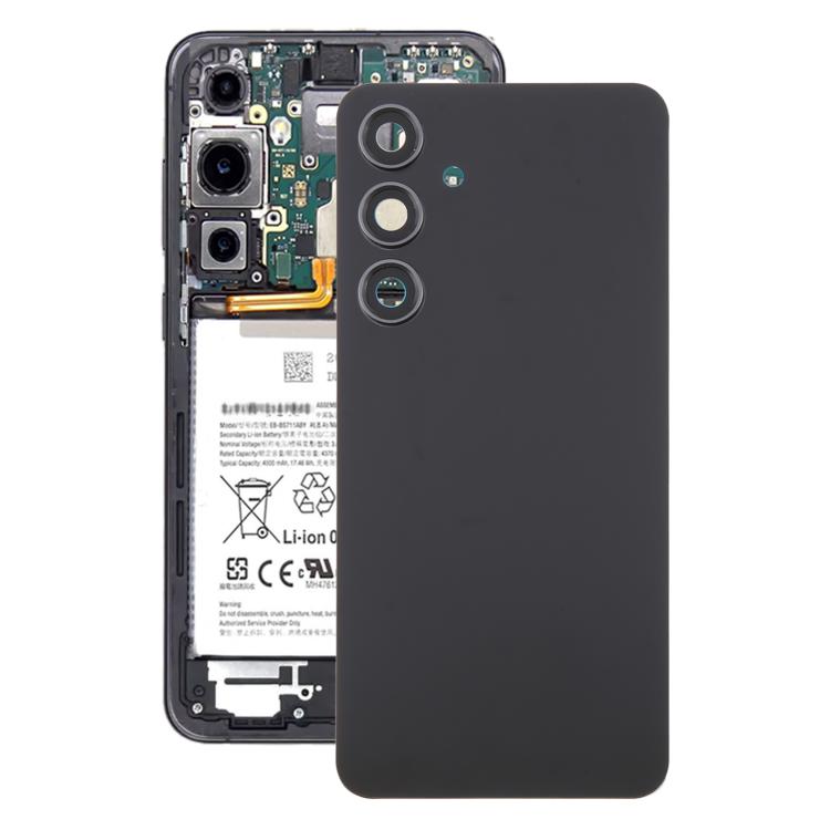 For Samsung Galaxy S24 FE SM-S721B OEM Back Cover with Camera Lens Cover(Black) -  by buy2fix | Online Shopping UK | buy2fix
