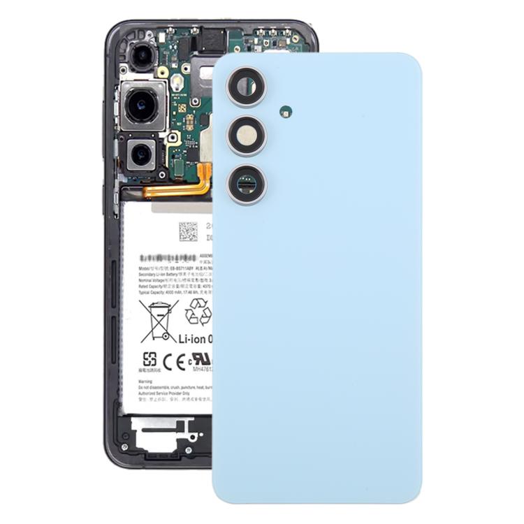 For Samsung Galaxy S24 FE SM-S721B OEM Back Cover with Camera Lens Cover(Blue) -  by buy2fix | Online Shopping UK | buy2fix
