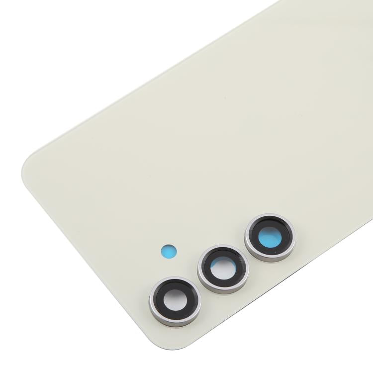 For Samsung Galaxy S24 FE SM-S721B OEM Back Cover with Camera Lens Cover(Light Yellow) -  by buy2fix | Online Shopping UK | buy2fix