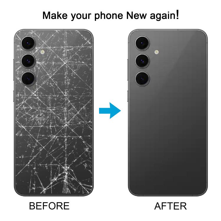 For Samsung Galaxy S24 FE SM-S721B OEM Back Cover with Camera Lens Cover(White) -  by buy2fix | Online Shopping UK | buy2fix