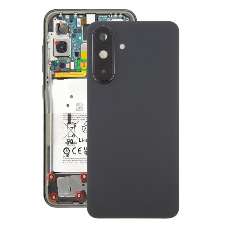 For Samsung Galaxy A36 SM-A366B OEM Back Cover with Camera Lens Cover(Black) - Back Cover by buy2fix | Online Shopping UK | buy2fix