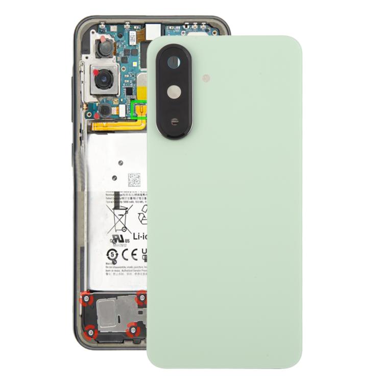For Samsung Galaxy A36 SM-A366B OEM Back Cover with Camera Lens Cover(Green) - Back Cover by buy2fix | Online Shopping UK | buy2fix
