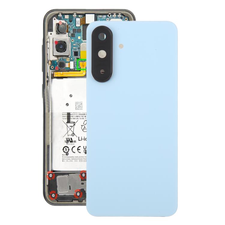 For Samsung Galaxy A36 SM-A366B OEM Back Cover with Camera Lens Cover(Blue) - Back Cover by buy2fix | Online Shopping UK | buy2fix