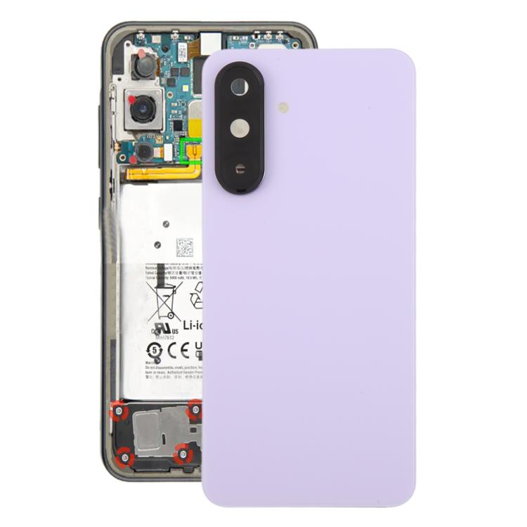 For Samsung Galaxy A36 SM-A366B OEM Back Cover with Camera Lens Cover(Purple) - Back Cover by buy2fix | Online Shopping UK | buy2fix