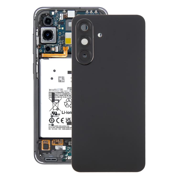 For Samsung Galaxy A56 SM-A566B OEM Back Cover with Camera Lens Cover(Black) - Back Cover by buy2fix | Online Shopping UK | buy2fix