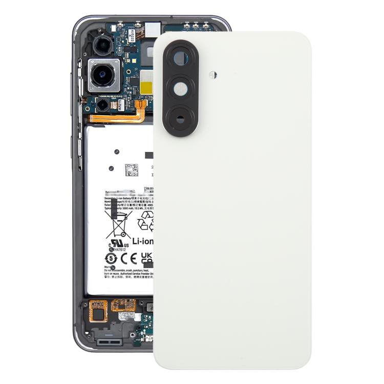 For Samsung Galaxy A56 SM-A566B OEM Back Cover with Camera Lens Cover(White) - Back Cover by buy2fix | Online Shopping UK | buy2fix