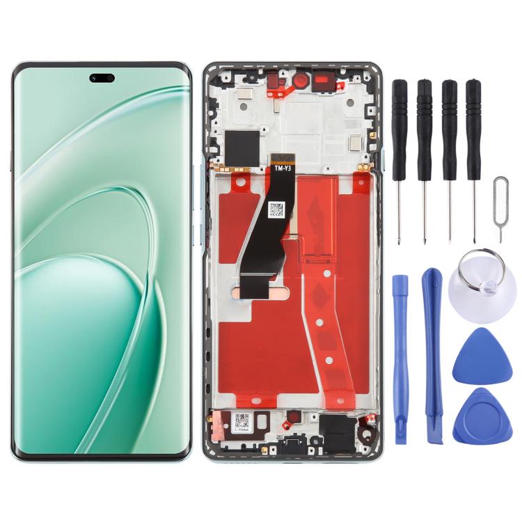For Huawei Enjoy 70X Original LCD Screen Digitizer Full Assembly with Frame (Green) - LCD Screen by buy2fix | Online Shopping UK | buy2fix