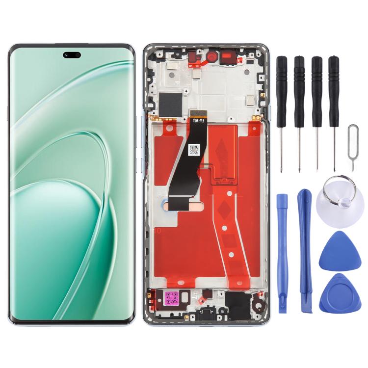 For Huawei Enjoy 70X Original LCD Screen Digitizer Full Assembly with Frame (Blue) - LCD Screen by buy2fix | Online Shopping UK | buy2fix