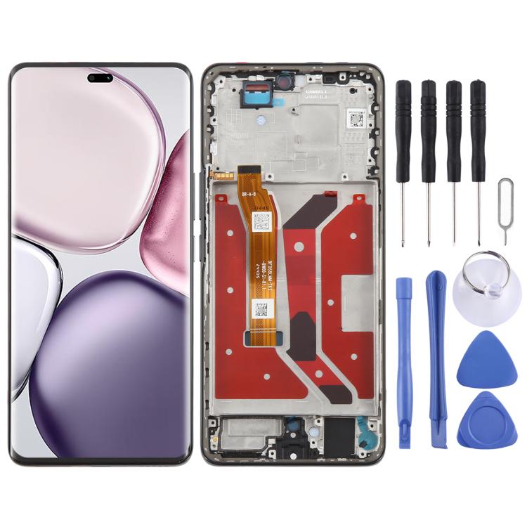 For Honor X9c Original LCD Screen Digitizer Full Assembly with Frame (Black) - LCD Screen by buy2fix | Online Shopping UK | buy2fix