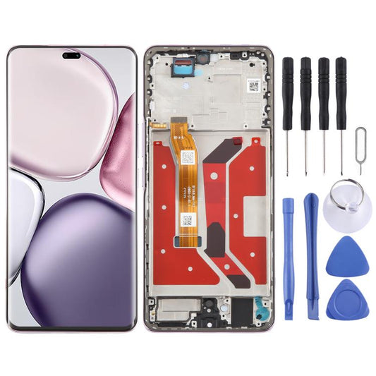 For Honor X9c Original LCD Screen Digitizer Full Assembly with Frame (Purple) - LCD Screen by buy2fix | Online Shopping UK | buy2fix