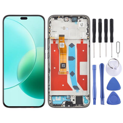 For Honor 400 Lite Original LCD Screen Digitizer Full Assembly with Frame (Black) - LCD Screen by buy2fix | Online Shopping UK | buy2fix