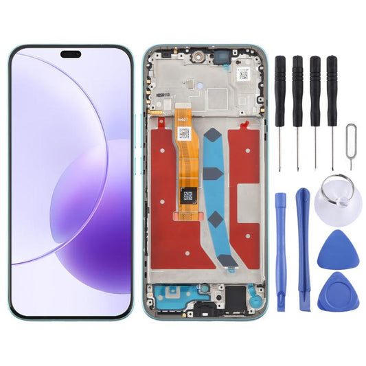 For Honor X70i Original LCD Screen Digitizer Full Assembly with Frame (Green) - LCD Screen by buy2fix | Online Shopping UK | buy2fix