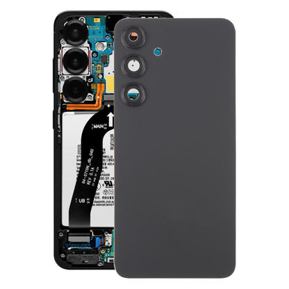 For Samsung Galaxy S25+ SM-S936B OEM Back Cover with Camera Lens Cover(Black) -  by buy2fix | Online Shopping UK | buy2fix