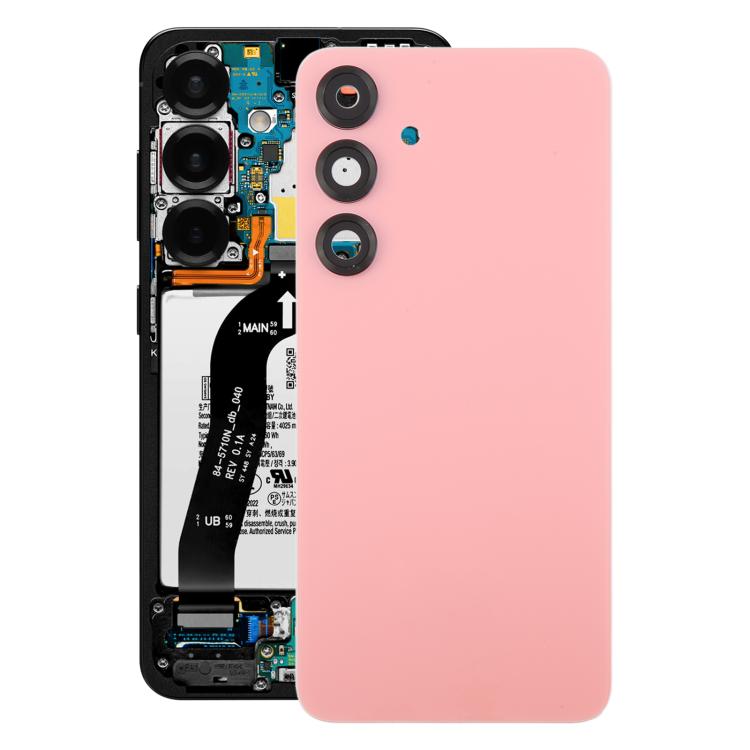 For Samsung Galaxy S25+ SM-S936B OEM Back Cover with Camera Lens Cover(Pink) -  by buy2fix | Online Shopping UK | buy2fix