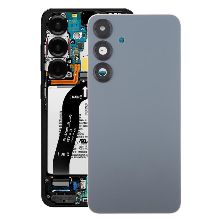 For Samsung Galaxy S25+ SM-S936B OEM Back Cover with Camera Lens Cover(Gray) -  by buy2fix | Online Shopping UK | buy2fix