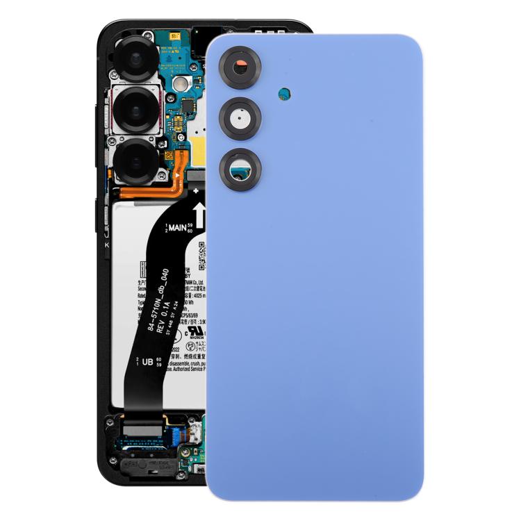 For Samsung Galaxy S25+ SM-S936B OEM Back Cover with Camera Lens Cover(Blue) -  by buy2fix | Online Shopping UK | buy2fix