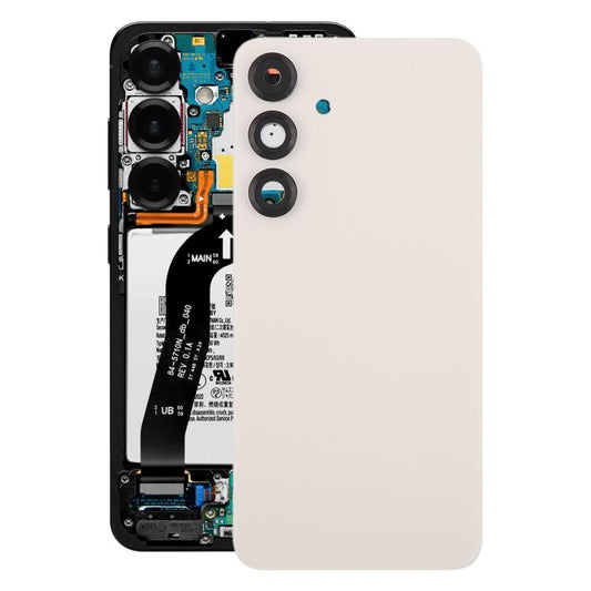 For Samsung Galaxy S25+ SM-S936B OEM Back Cover with Camera Lens Cover(Light Pink) -  by buy2fix | Online Shopping UK | buy2fix