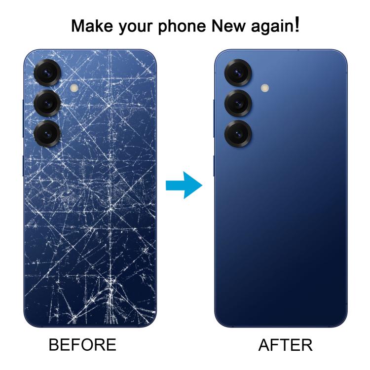 For Samsung Galaxy S25+ SM-S936B OEM Back Cover with Camera Lens Cover(Black) -  by buy2fix | Online Shopping UK | buy2fix