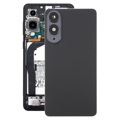 For Samsung Galaxy S25 Edge SM-S937 OEM Back Cover with Camera Lens Cover(Black) - Back Cover by buy2fix | Online Shopping UK | buy2fix