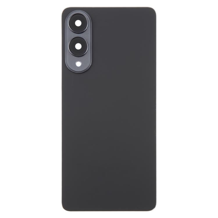 For Samsung Galaxy S25 Edge SM-S937 OEM Back Cover with Camera Lens Cover(Black) - Back Cover by buy2fix | Online Shopping UK | buy2fix