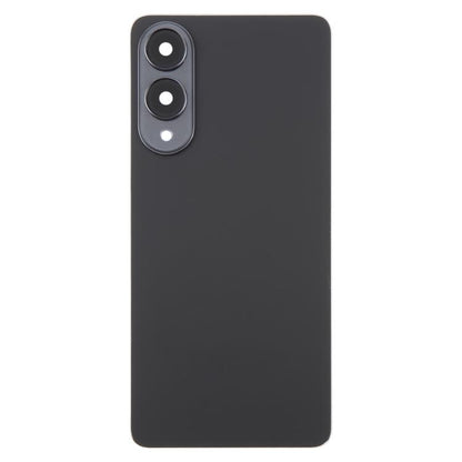 For Samsung Galaxy S25 Edge SM-S937 OEM Back Cover with Camera Lens Cover(Black) - Back Cover by buy2fix | Online Shopping UK | buy2fix