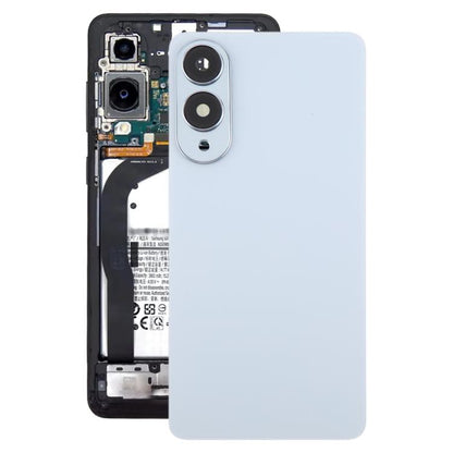 For Samsung Galaxy S25 Edge SM-S937 OEM Back Cover with Camera Lens Cover(Silver) - Back Cover by buy2fix | Online Shopping UK | buy2fix