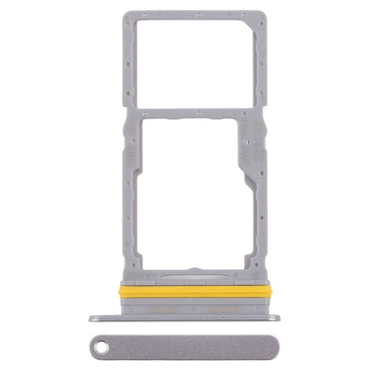 For Samsung Galaxy A17 5G SM-A176B Original SIM + SIM / Micro SD Card Tray (Silver) - Card Tray by buy2fix | Online Shopping UK | buy2fix