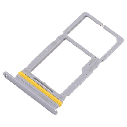 For Samsung Galaxy A17 5G SM-A176U Original SIM + Micro SD Card Tray (Silver) - Card Tray by buy2fix | Online Shopping UK | buy2fix