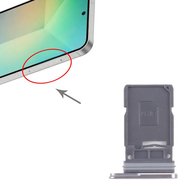 For Samsung Galaxy S25 FE SM-S731U Original SIM Card Tray (Silver) - Card Tray by buy2fix | Online Shopping UK | buy2fix