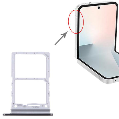 For Samsung Galaxy Z Flip7 FE SM-F761B Original SIM + SIM Card Tray (Black) - Card Tray by buy2fix | Online Shopping UK | buy2fix