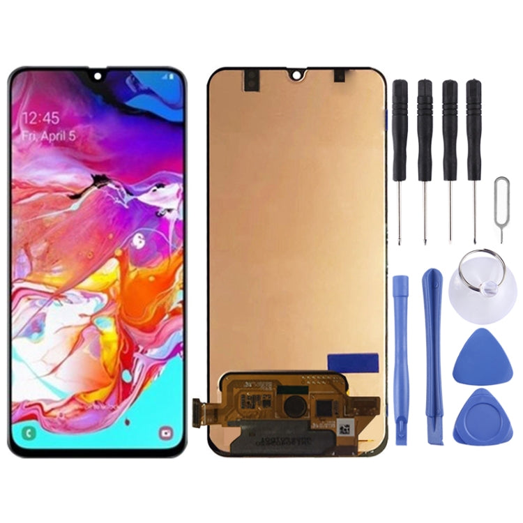 LCD Screen and Digitizer Full Assembly for Galaxy A70, M-A705F/DS, SM-A705FN/DS, SM-A705GM/DS, SM-A705MN/DS, SM-A7050(Black) - LCD Screen by buy2fix | Online Shopping UK | buy2fix