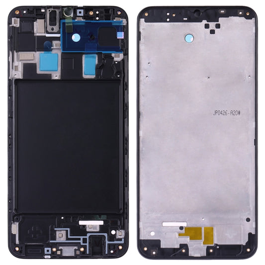 For Galaxy A20 SM-A205F/DS, A205FN, A205GN/DS, A205YN, A205G/DS Front Housing LCD Frame Bezel Plate (Black) - Frame Bezel Plate by buy2fix | Online Shopping UK | buy2fix