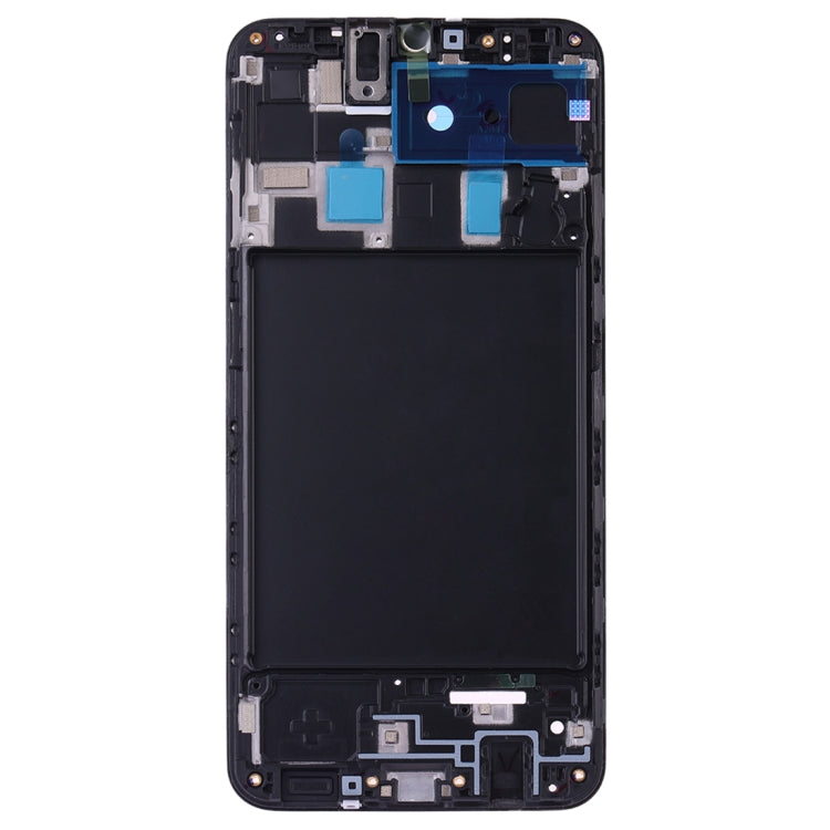 For Galaxy A20 SM-A205F/DS, A205FN, A205GN/DS, A205YN, A205G/DS Front Housing LCD Frame Bezel Plate (Black) - Frame Bezel Plate by buy2fix | Online Shopping UK | buy2fix